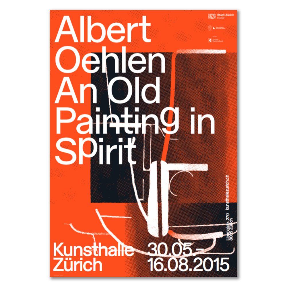 Albert Oehlen, An Old Painting in Spirit Poster / 대형 포스터 / 89.5 cm x 128 cm