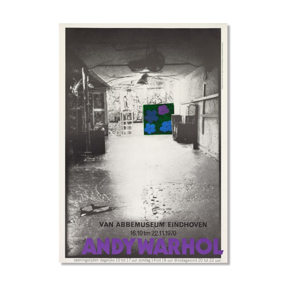 Jan Van Toorn : Andy Warhol Poster / 얀 반 툰 포스터 / 앤디 워홀 포스터 / 61.4cm x 88cm