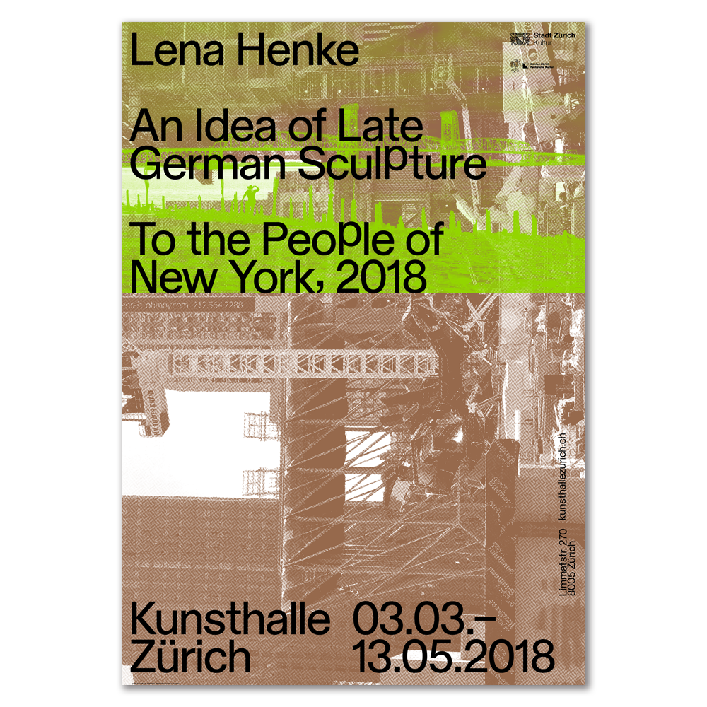 Lena Henke Poster / 대형 포스터 / 89.5 cm x 128 cm