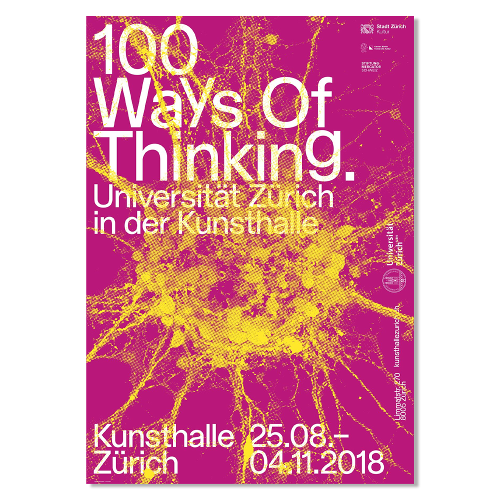 100 Ways of Thinking Poster / 대형 포스터 / 89.5 cm x 128 cm