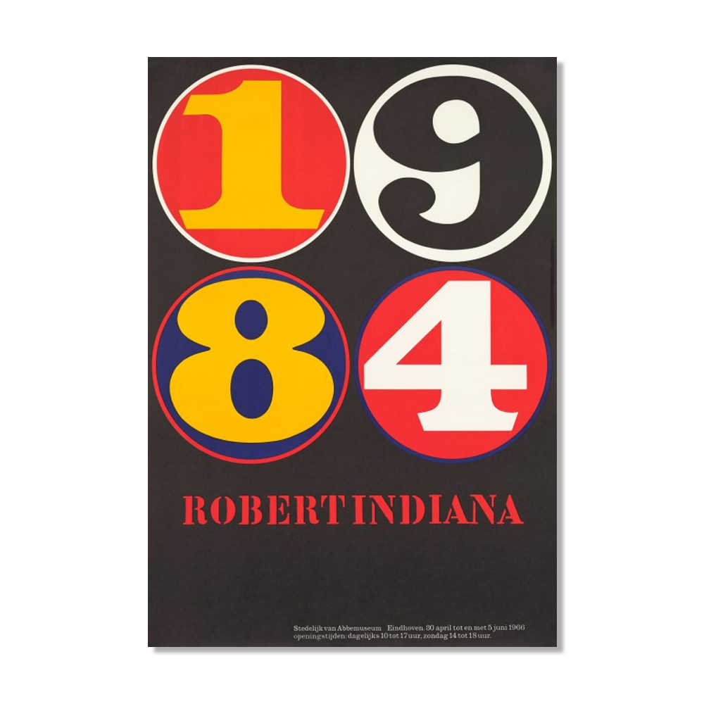 Jan Van Toorn : Robert Indiana Poster / 얀 반 툰 포스터 / 61.4cm x 88cm