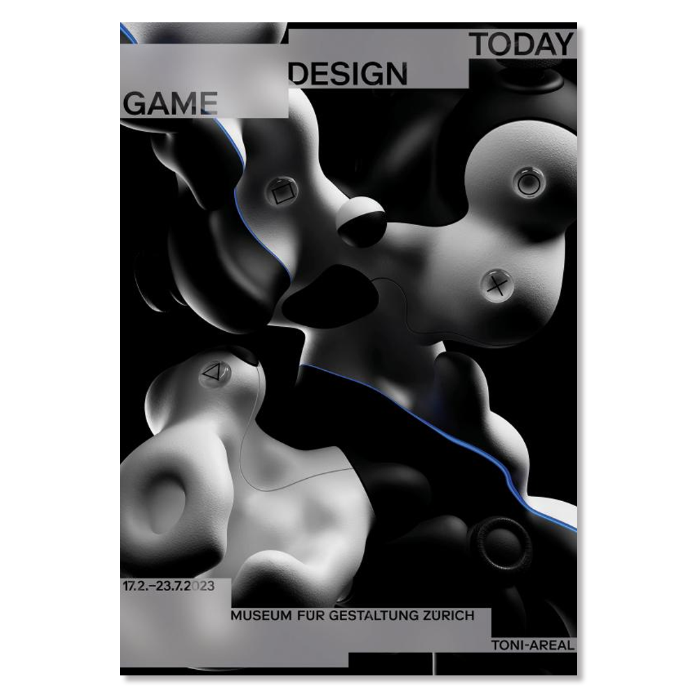Game Design Today Poster / 스위스 디자인 뮤지엄 포스터 / 대형 포스터 / 90.5cm x 128cm