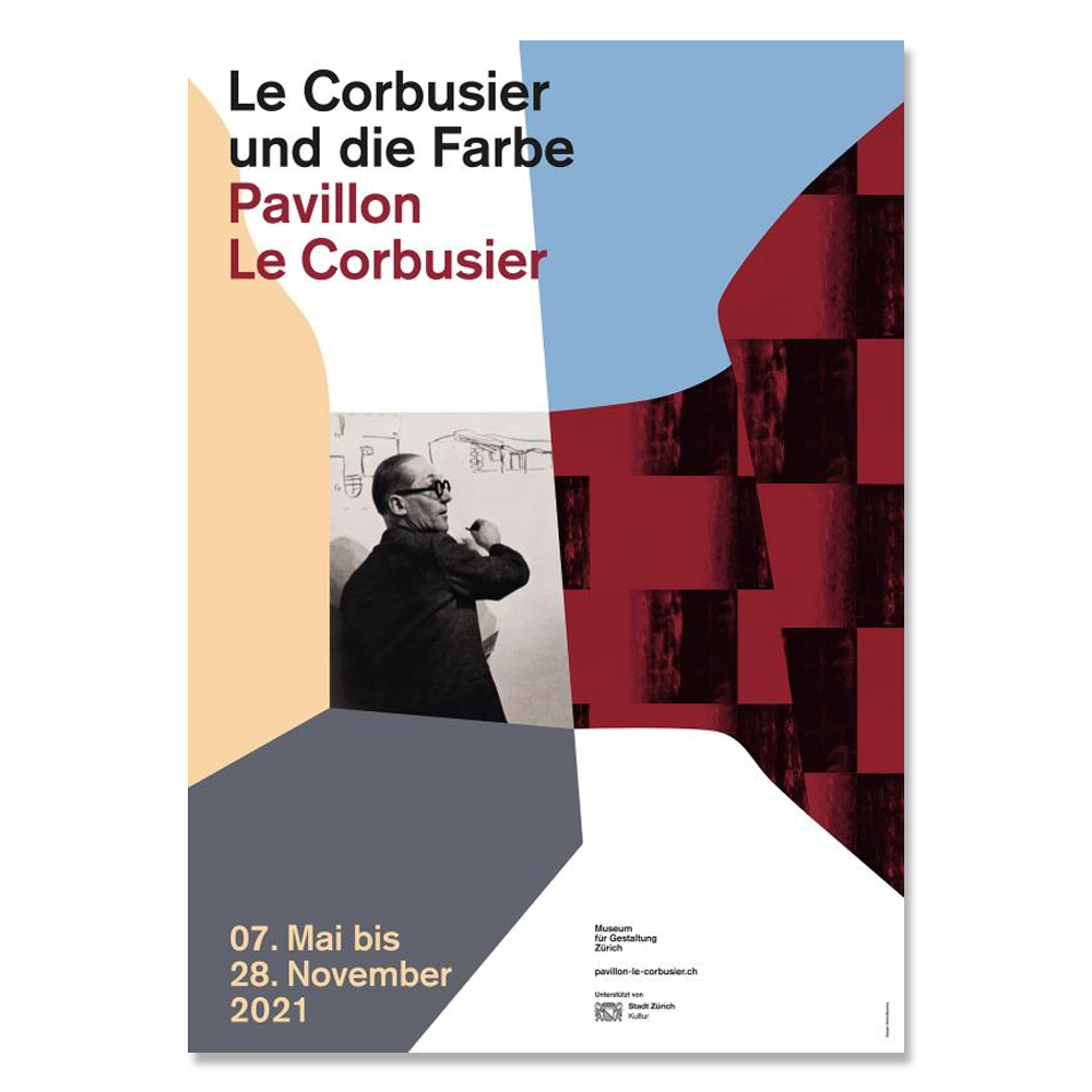 Le Corbusier und die Farbe Poster / 르코르뷔지에 포스터 / 대형 포스터 / 89.5cm x 128cm