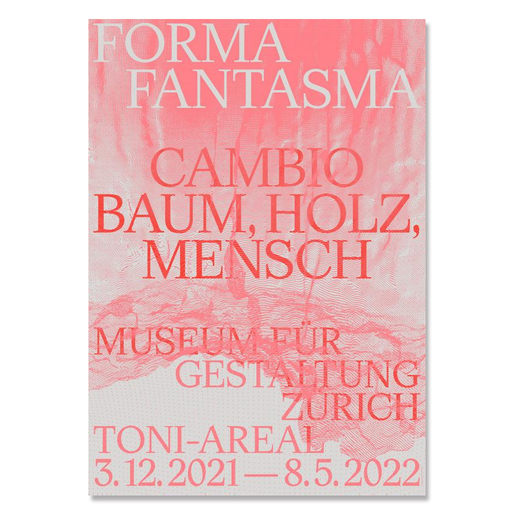 Formafantasma: Cambio Poster / 스위스 디자인 뮤지엄 포스터 / 대형 포스터 / 89.5cm x 128cm