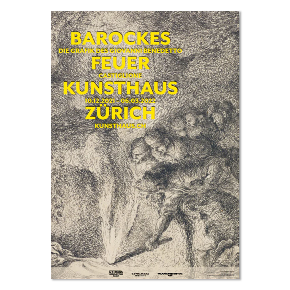 Barockes Feuer Poster / 대형 포스터 / 89.5 cm x 128 cm