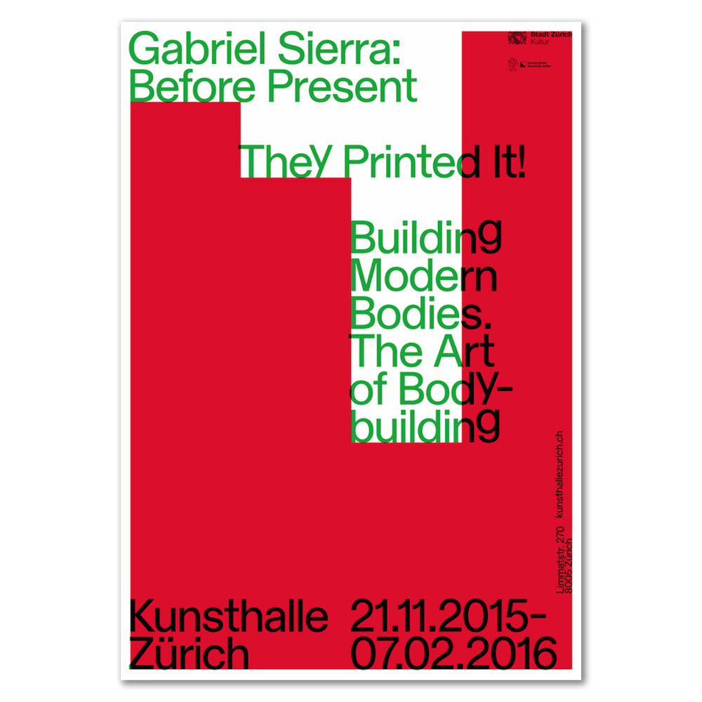 Gabriel Sierra, Before Present Poster / 대형 포스터 / 89.5 cm x 128 cm