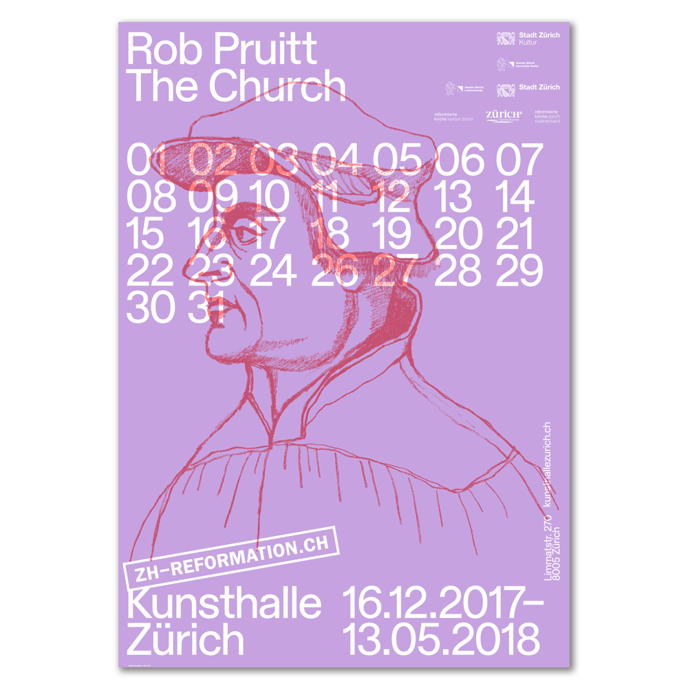 Rob Pruitt Poster / 대형 포스터 / 89.5 cm x 128 cm
