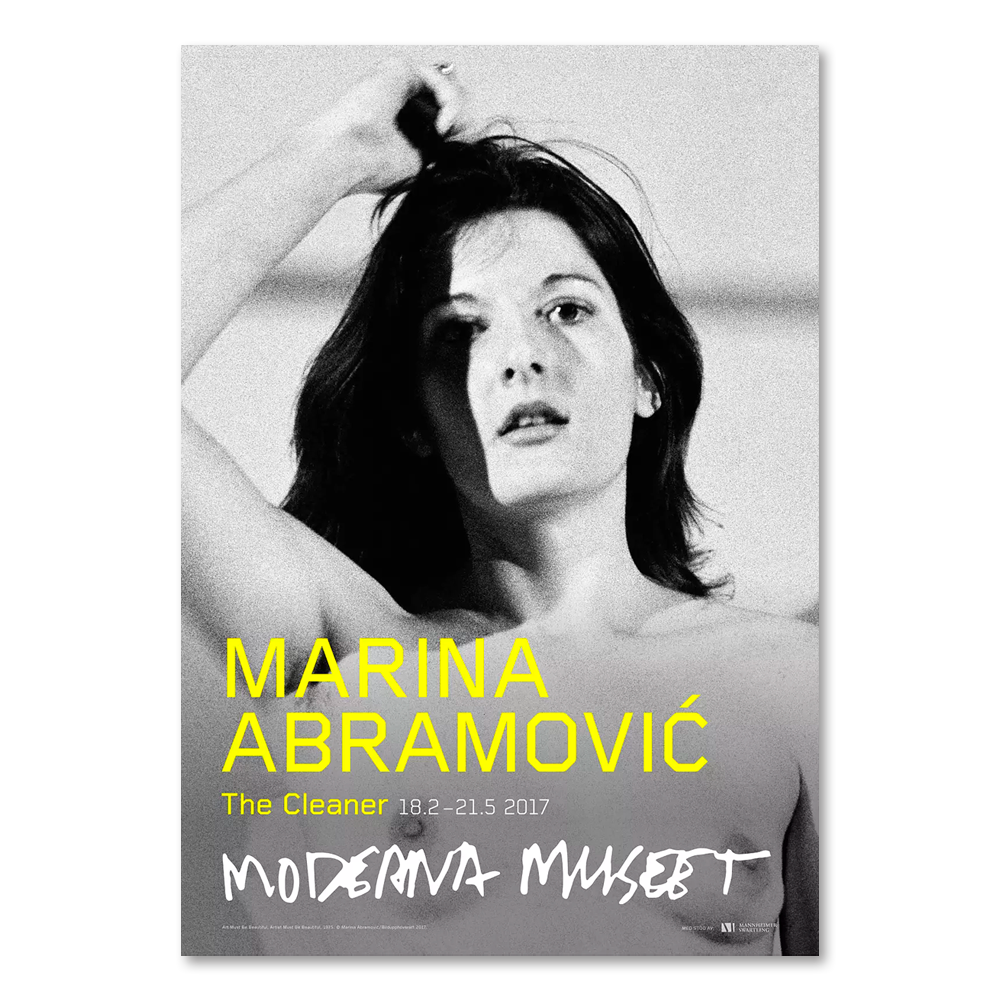 Art must be beautiful, Artist must be beautiful Poster / Marina Abramovic / 마리나 아브라모비치 포스터 / 70 cm x 100 cm