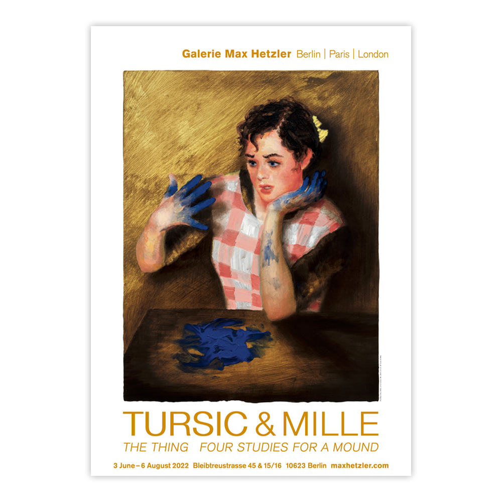 The Blue One, 2022 Poster / 투르시치 &amp; 밀레 포스터 / Tursic &amp; Mille / 59.5cm x 83.5 cm