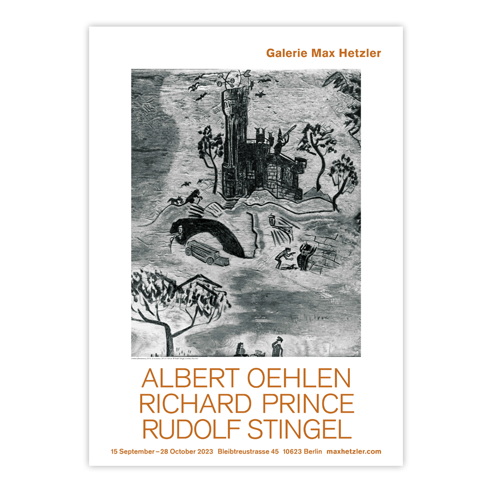 Untitled (Bemelmans) Poster / 루돌프 스팅겔 포스터 / Rudolf Stingel / 50 cm x 70 cm