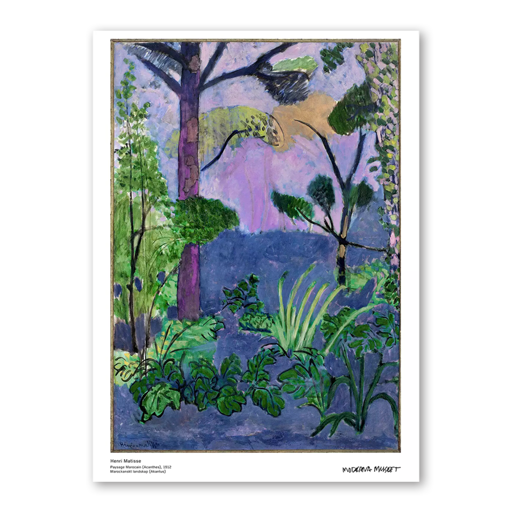 Paysage Marocain Poster / Henri Matisse / 앙리 마티스 포스터 / 50 cm x 70 cm