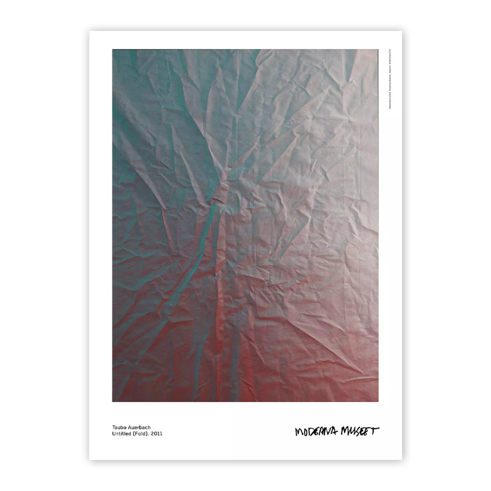 Untitled (Fold) Poster / Tauba Auerbach / 토바 아우어바흐 포스터 / 50 cm x 70 cm