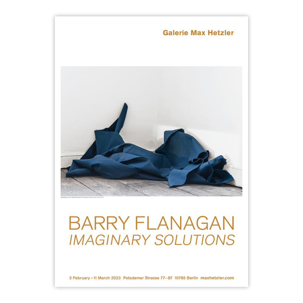 daylight piece 3 ’69 Poster / 배리 플래니건 포스터 / Barry Flanagan / 50 cm x 70 cm