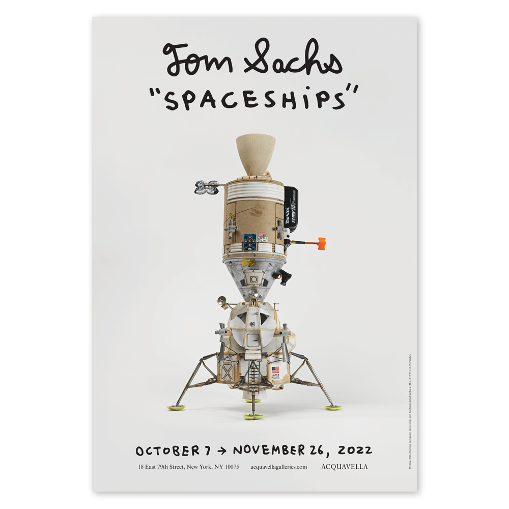 Spaceships Poster / Tom Sachs / 톰 삭스 포스터 / 66cm x 96.5cm
