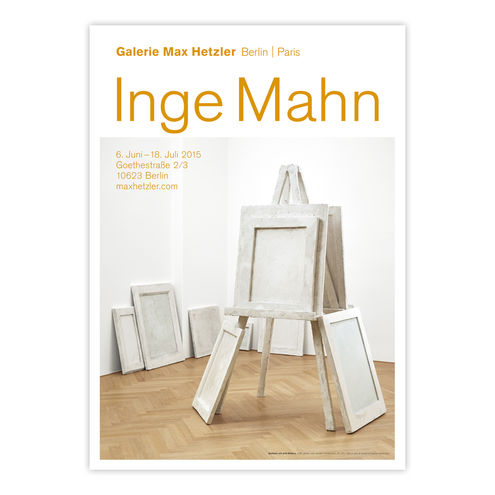Inge Mahn Poster / 잉게 만 포스터 / 59.5 cm x 83.5 cm