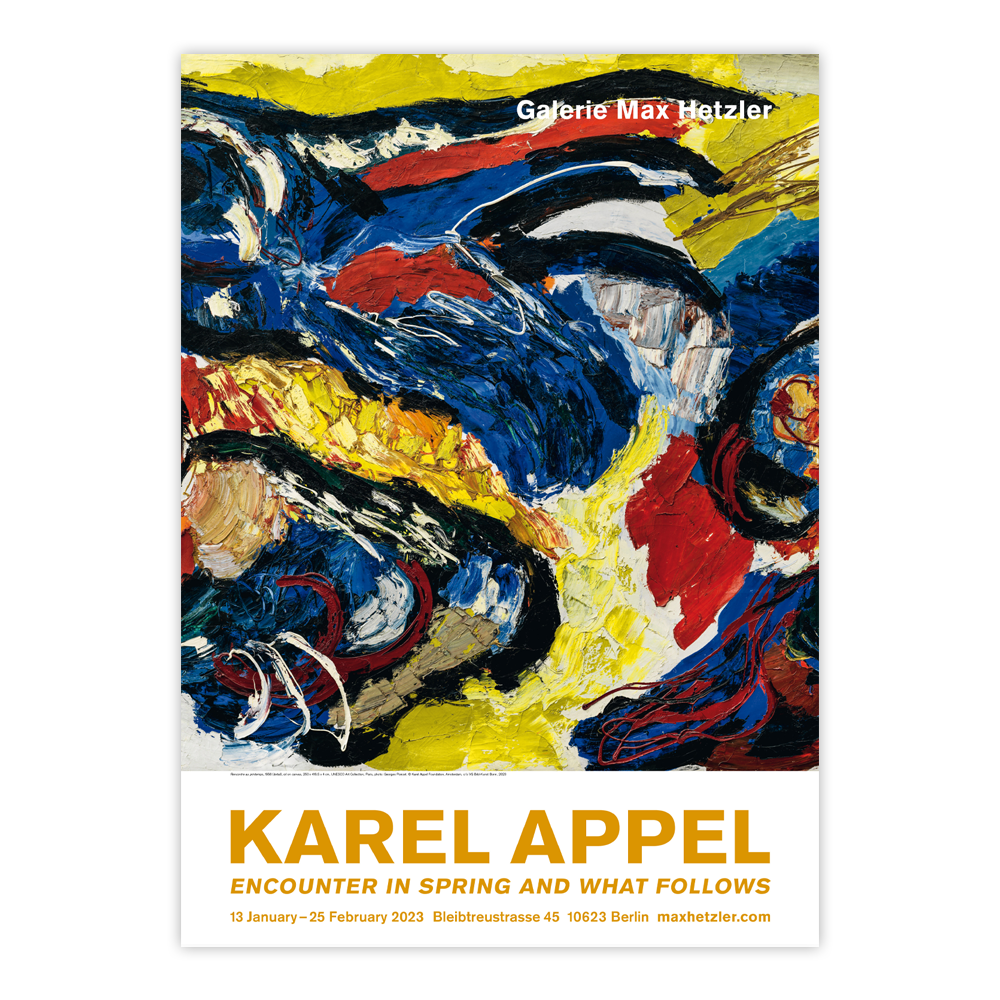 Rencontre au printemps, 1958 Poster / 카렐 아펠 포스터 / Karel Appel / 50 cm x 70 cm