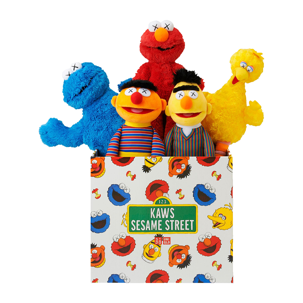 Uniqlo x Kaws 인형 세트 / Sesame Street Plush Toy Set / 유니클로 x 카우스 인형
