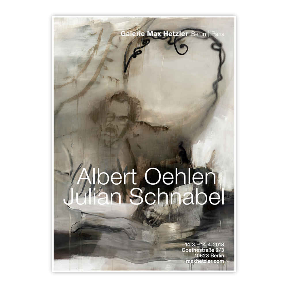 Albert Oehlen | Julian Schnabel Poster / 알베르트 올렌 포스터 / 줄리안 슈나벨 포스터 / 59.5 cm x 83.5 cm
