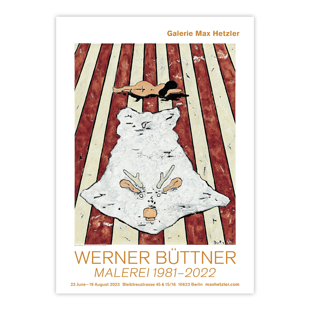Das war&#039;s dann also, 1998 Poster / 베르너 뷰트너 포스터 / Werner Büttner / 50 cm x 70 cm