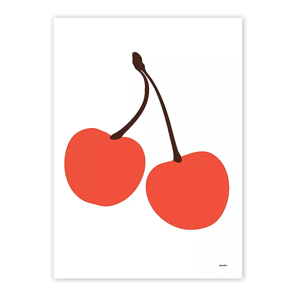 Cherry Poster / Lisa Masterson / 리사 마스터손 포스터 / 50 cm x 70 cm