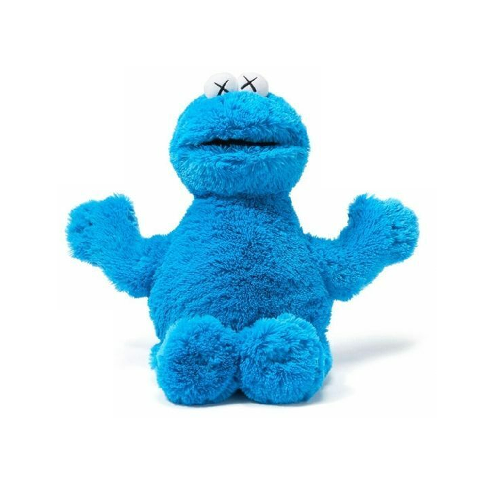Uniqlo x Kaws 인형 / Sesame Street Cookie Monster Plush Toy Blue / 유니클로 x 카우스 인형
