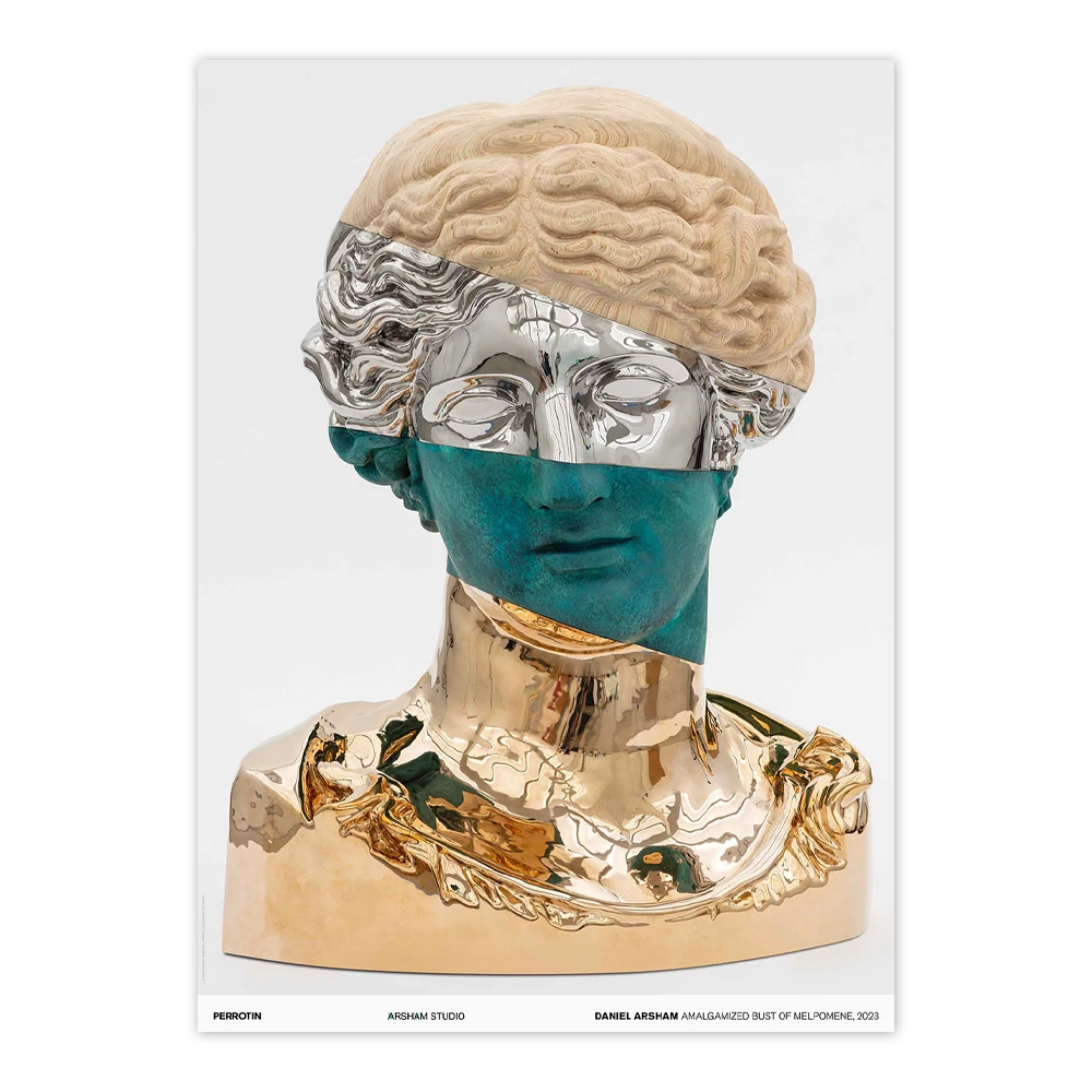 Amalgamized Bust of Melpomene Poster / 다니엘 아샴 포스터 / Daniel Arsham / 50 cm x 70 cm