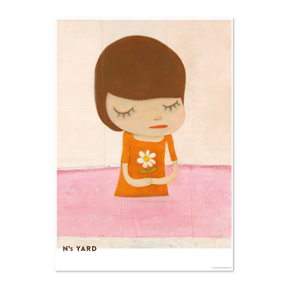 In the Pink Water Poster / 요시토모 나라 포스터 / Yoshitomo Nara / 51.5 cm X 72.8 cm