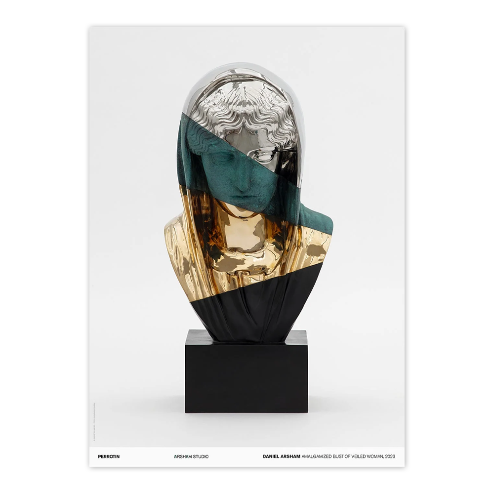 Amalgamized Bust of Veiled Woman Poster / 다니엘 아샴 포스터 / Daniel Arsham / 50 cm x 70 cm
