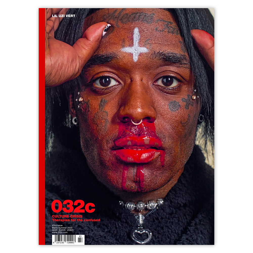 032c 매거진 / Issue #43 – Summer 2023: &quot;CULTURE CRISIS. Therapies for the confused&quot; (Lil Uzi Vert 릴 우지 버트 커버)